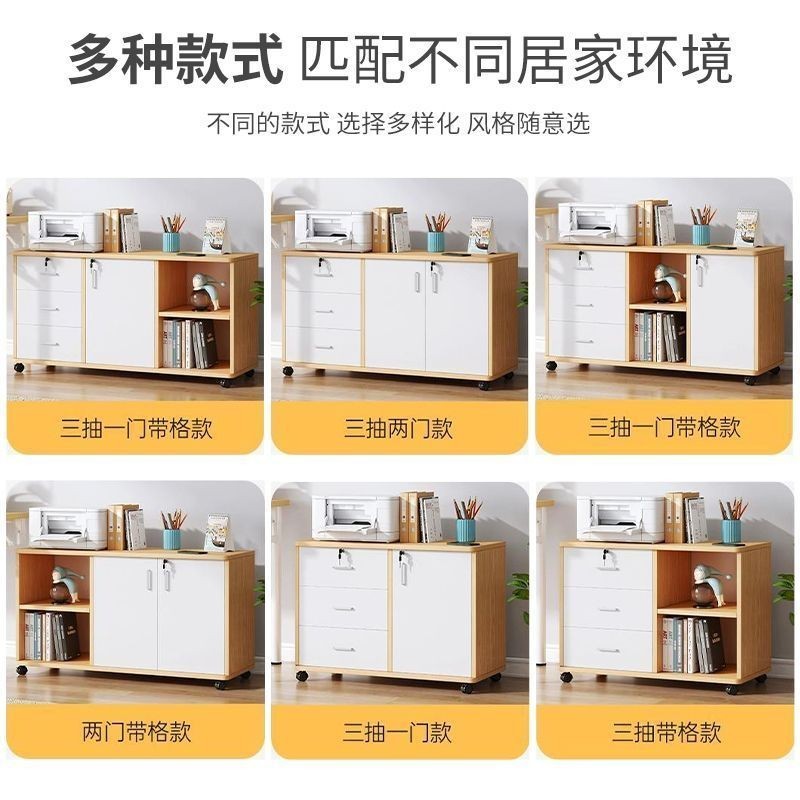 many🔥การประกันคุณภาพ🔥 File Cabinet Office Small Cabinet Modern Lockable Drawer Cabinet Mobile Sto