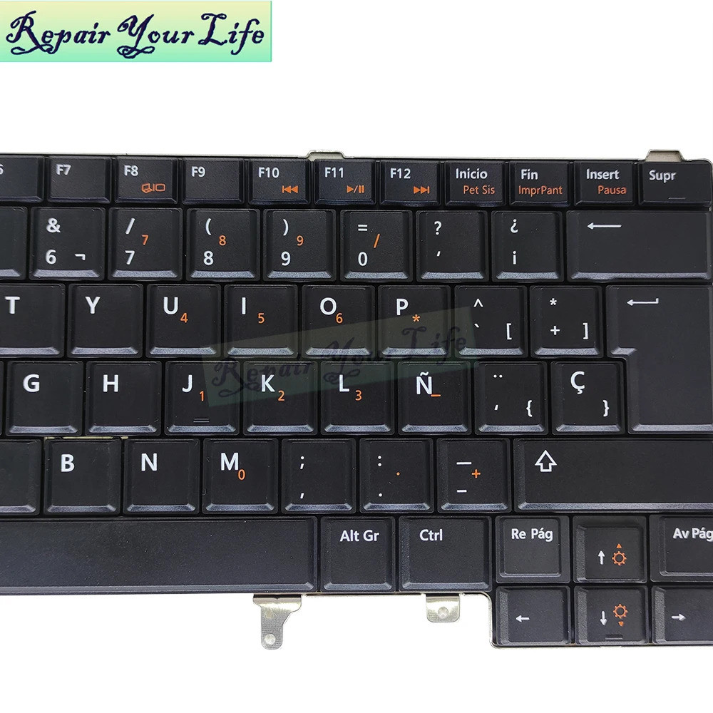 Latitude 08G016สเปนคีย์บอร์ดสำหรับ E6440 E6420 E6430 E5420M E5420 E5430 E6320 E6