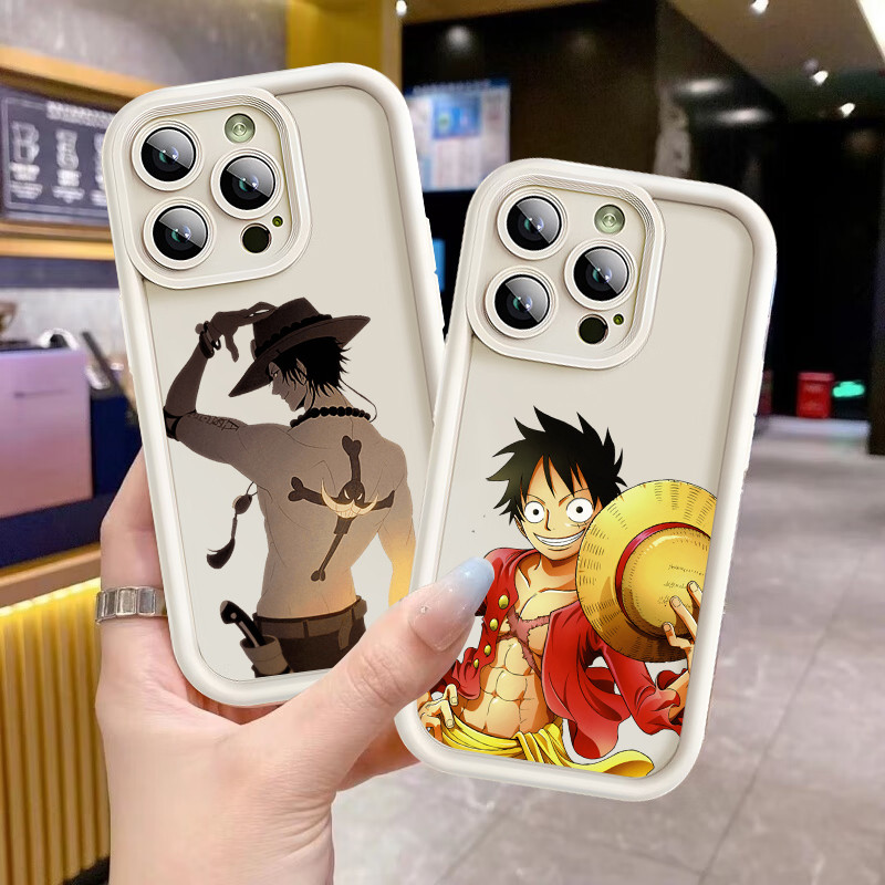 SAMSUNG Ic85 Luffy One Pieceเคสโทรศัพท์กันกระแทกสําหรับSamsung Galaxy S24 S23 Plus Ultra FE A25 A35 