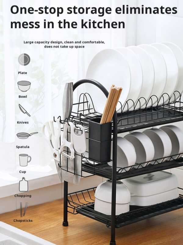 Tableware Pici123 Supplies Storage Cupboard Shelf Kitchen