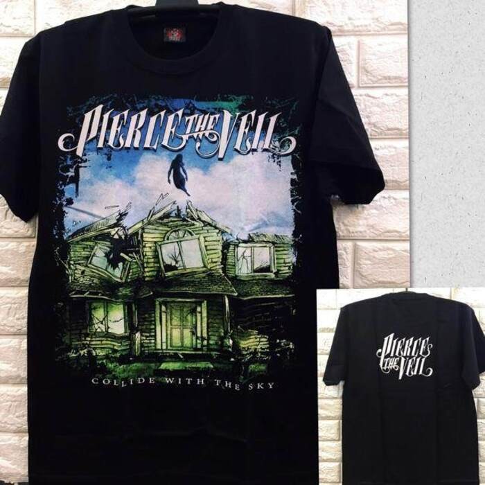 เสื้อเชิ้ตวงร็อค Pierce The Veil Black