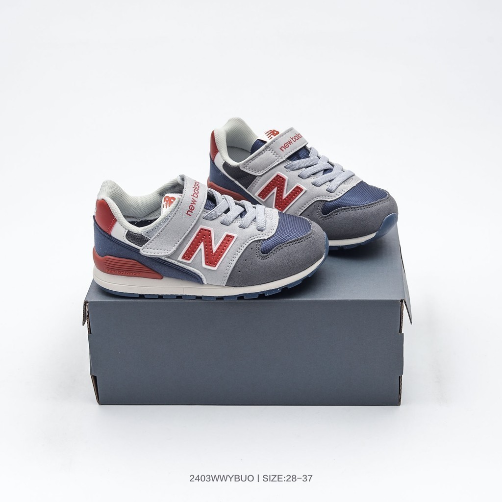 New Balance NB996 รองเท้าผ้าใบลําลอง ระบายอากาศ ใส่สบาย เหมาะกับการวิ่ง สไตล์เรโทร สําหรับเด็ก