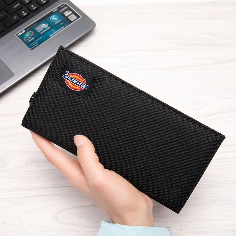 Dickies 2024 ใหม่ High-looking Long Wallet Two-in-one Card Holder กระเป๋าสตางค์อินเทรนด์ครึ่งพับกระเ