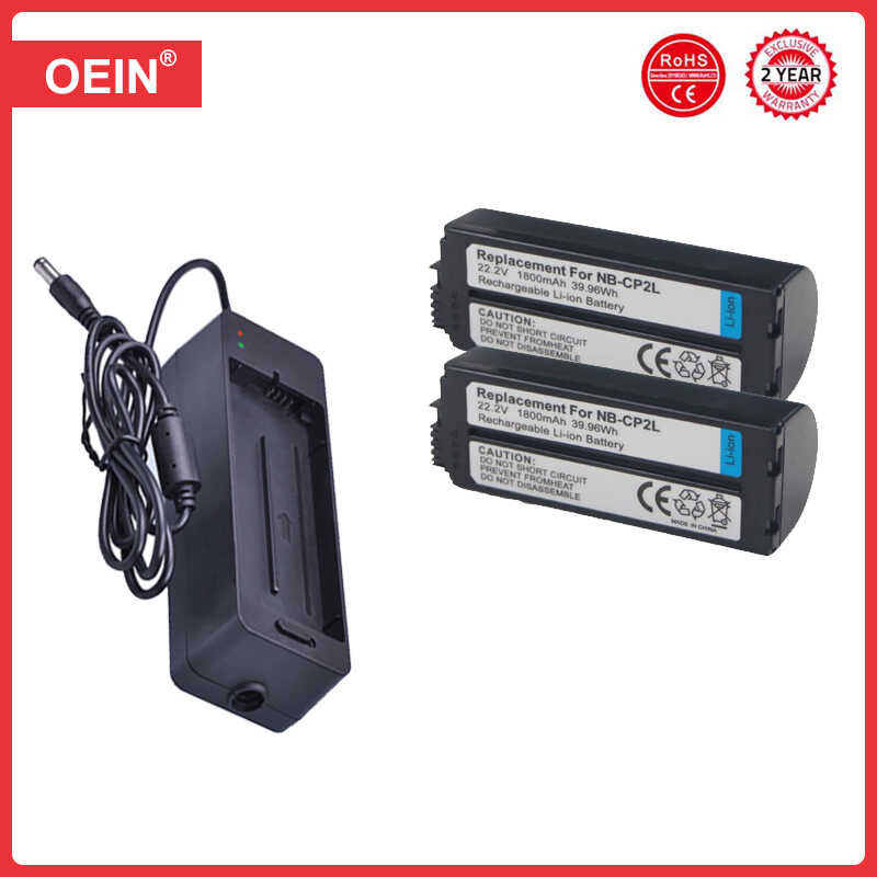 Δ 4 ชิ้น 2000Mah NB แบตเตอรี่ + อะแดปเตอร์ชาร์จสำหรับ Canon N
