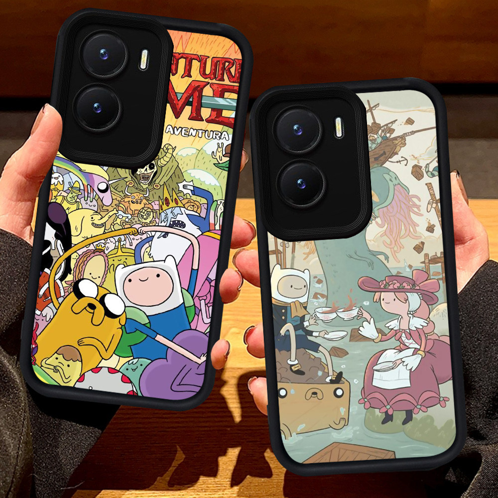 S16 Adventure Time Casing สําหรับ VIVO Y75 Y01 T4 IQOO 13 Z10 Z9 Y55 Y22s Y22 Z9X Y15s Y15a Y35 Y16 