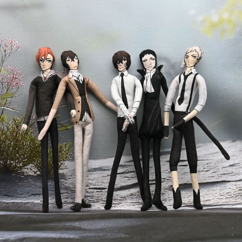 Bungou Stray Dogs Osamu Dazai ตุ๊กตาแอคชั่นอนิเมะ Divers Pose Pose Dolls, Item 28CM