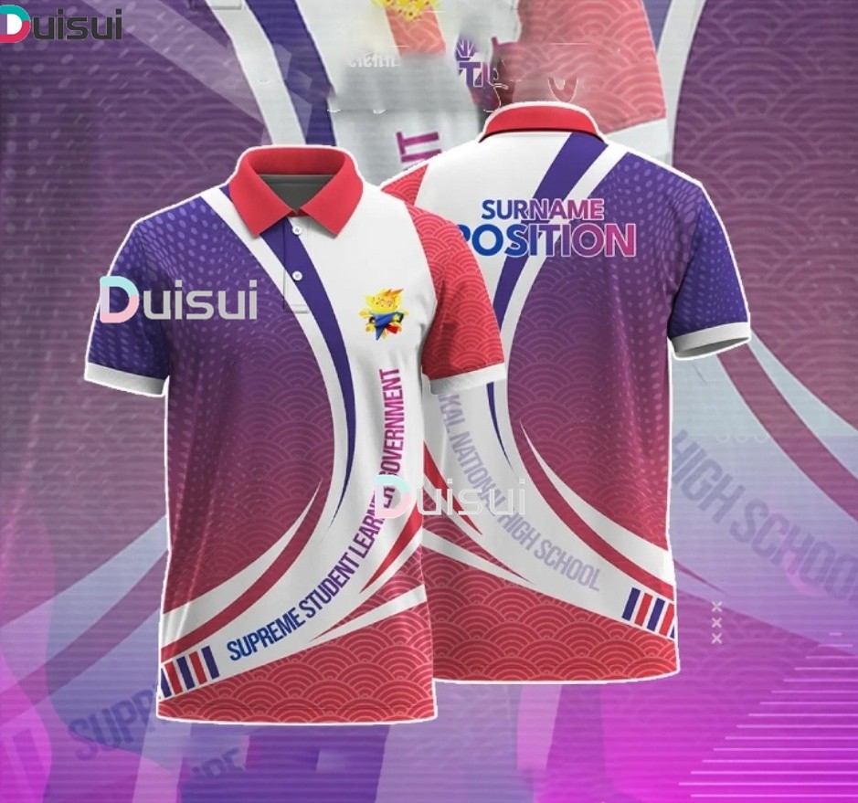 [ฟรี CUSTOME]2025 SSLG SUBLIMATION UNIFORM POLOshirt สําหรับผู้ชายผู้หญิงสวมเสื้อโปโลชายโลโก้ SUBLIM