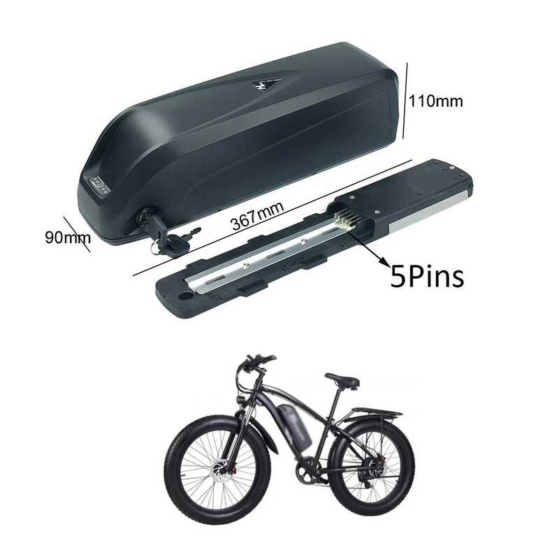 แบตเตอรี่ Hailong 48V แบบ Down Tube ขนาด 17.5Ah 840Wh สำหรับ PHILODO P7 H7 Shengmilo mx02s Eunorau 1