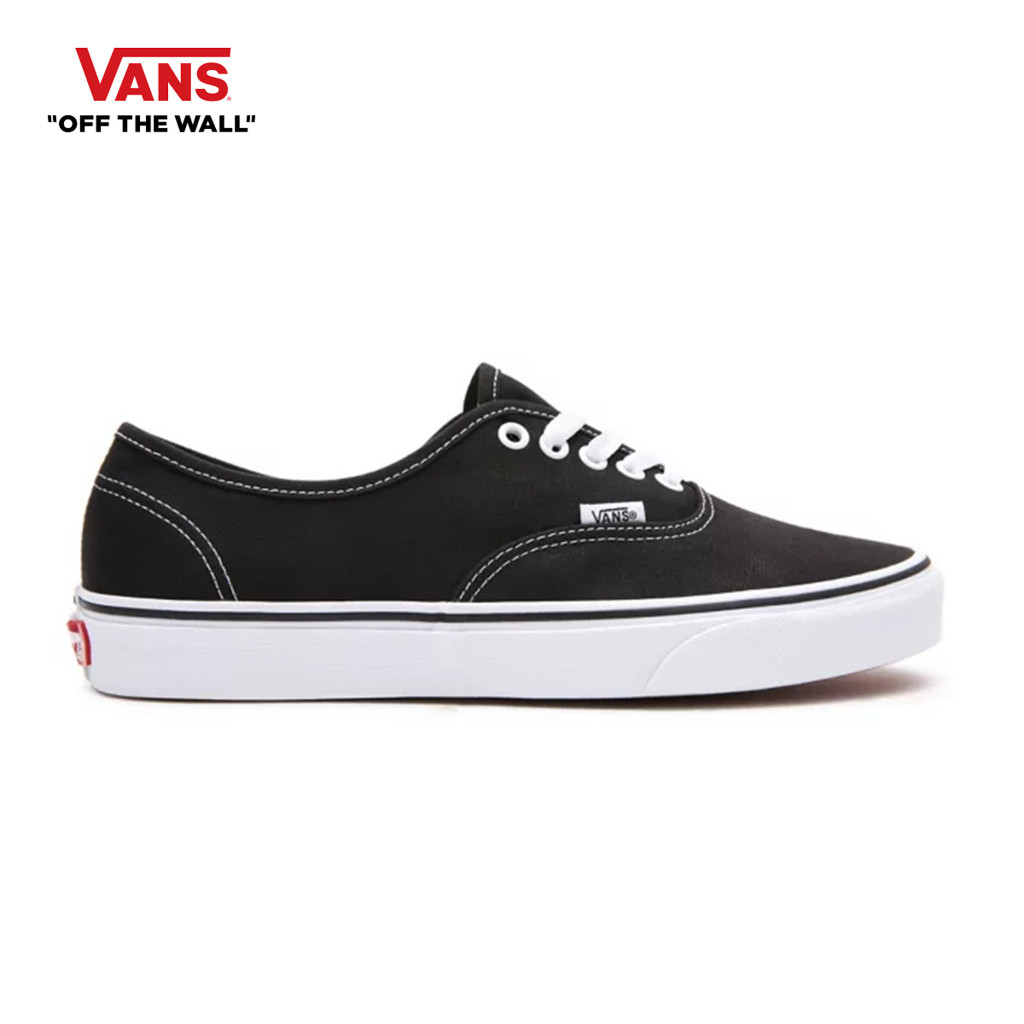 ♞,♘,♙VANS AUTHENTIC - BLACK รองเท้า ผ้าใบ VANS ชาย หญิง 2025