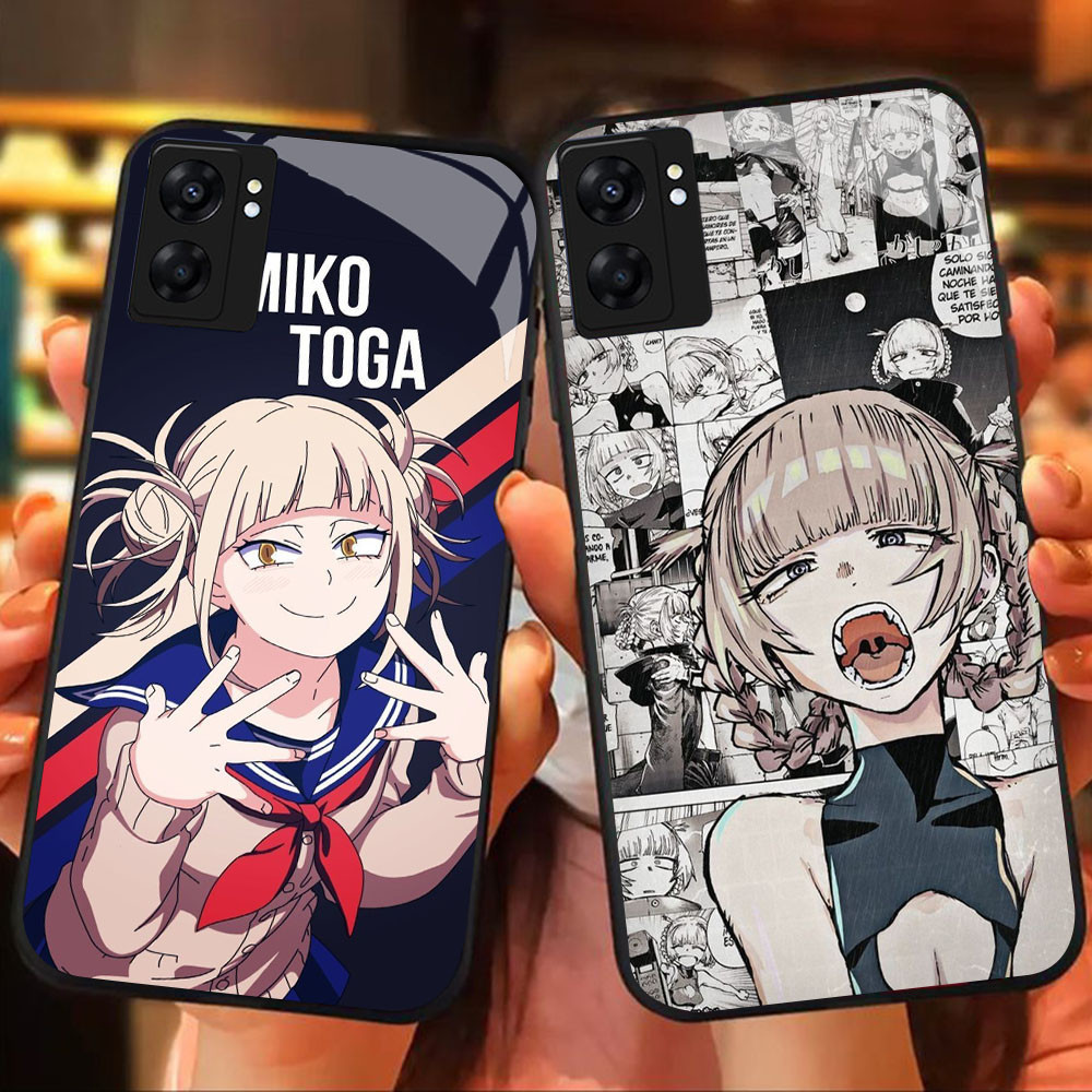 MK-71 Himiko Toga Liquid HD Glass Casing สําหรับ OPPO A57 A77S A17 A36 A77 A57S A76 A96 Realme C30S 