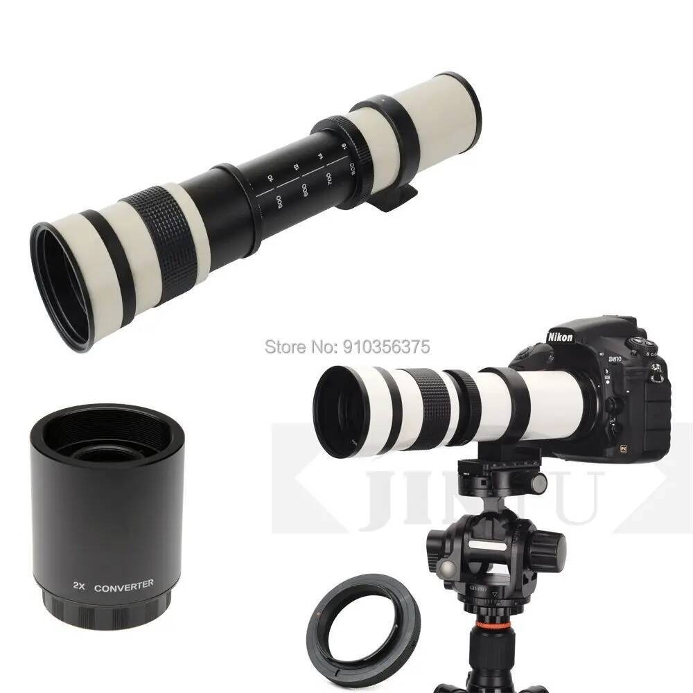 NIT JINTU 420-1600 มม.F8.3 คู่มือโฟกัสเลนส์ Telephoto ซูม Prime สําหรับ Sony E Mount A9 A7R3 A7R2 A7