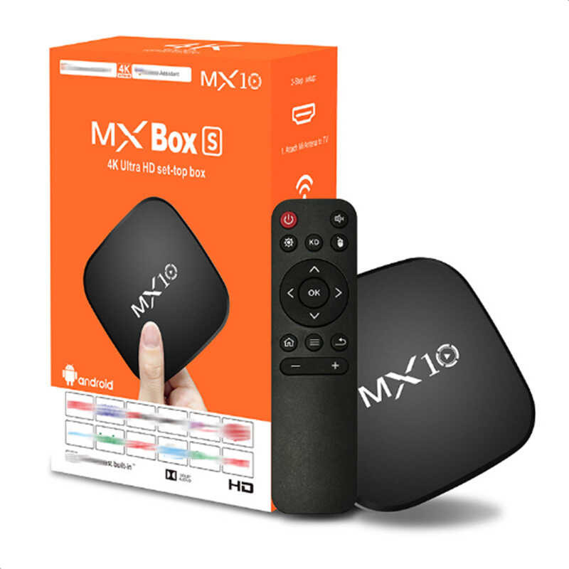 MX10 Set-Top BOX RK3228A Android 10 TV BOX 4k HD WiFi Player กล่องทีวี