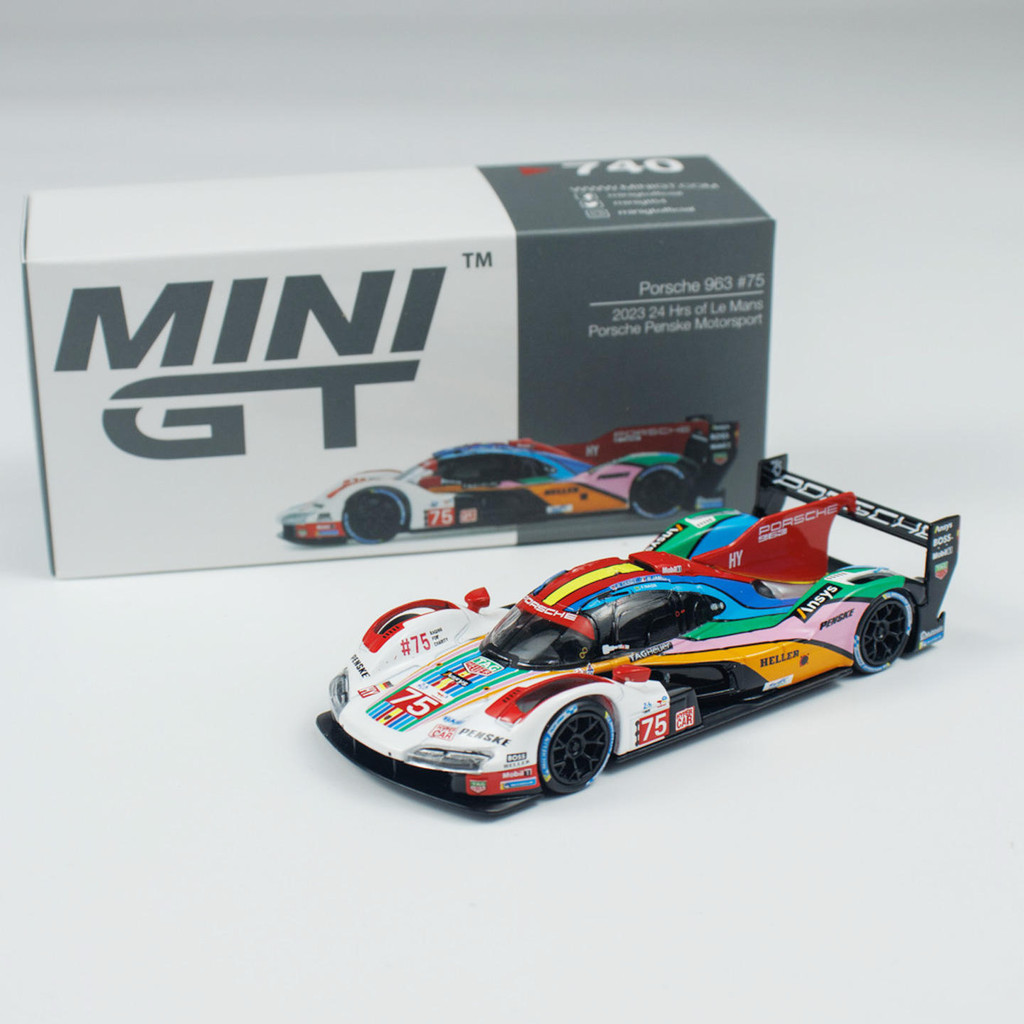 MINIGT 1: 64 Porsche Porsche 963 #75 2023 โมเดลรถ Le Man Racing 740