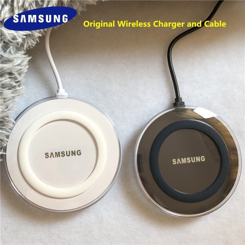 Samsung Wireless Charger EP-PG920I สําหรับ Galaxy S22 หมายเหตุ 20 Ultra S20 S21 FE พับ 2 Flip 3 Note10+ 5G S10+ S8