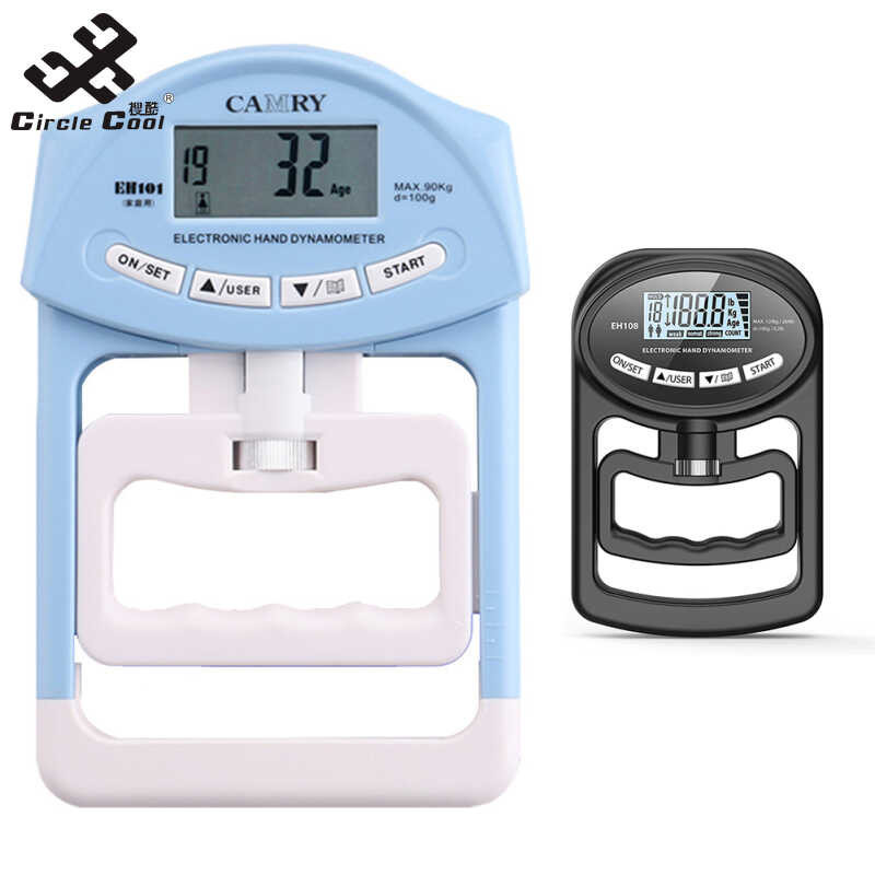 ❤ Circle Cool Digital Hand Dynamometer English Version Measurement Auto Capturing Electronic G