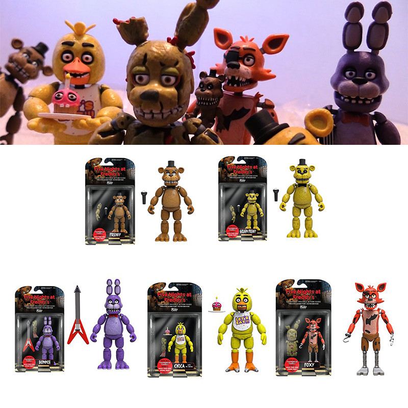 Fnaf Funko Unique Five Nights At Freddys Action Figure Golden Freddy สําหรับนักสะสม