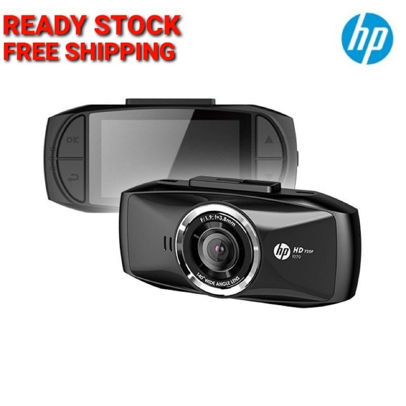Dash CAM HP F270 กล้องติดรถยนต์ แดชบอร์ดวิดีโอ 140 มุมกว้าง HD DASH CAM CAMCORDER