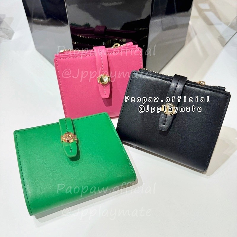 LYN กระเป๋าสตางค์ BRERA SHORT WALLETS : LL24SWS009 แท้จากชอป พร้อมอุปกรณ์