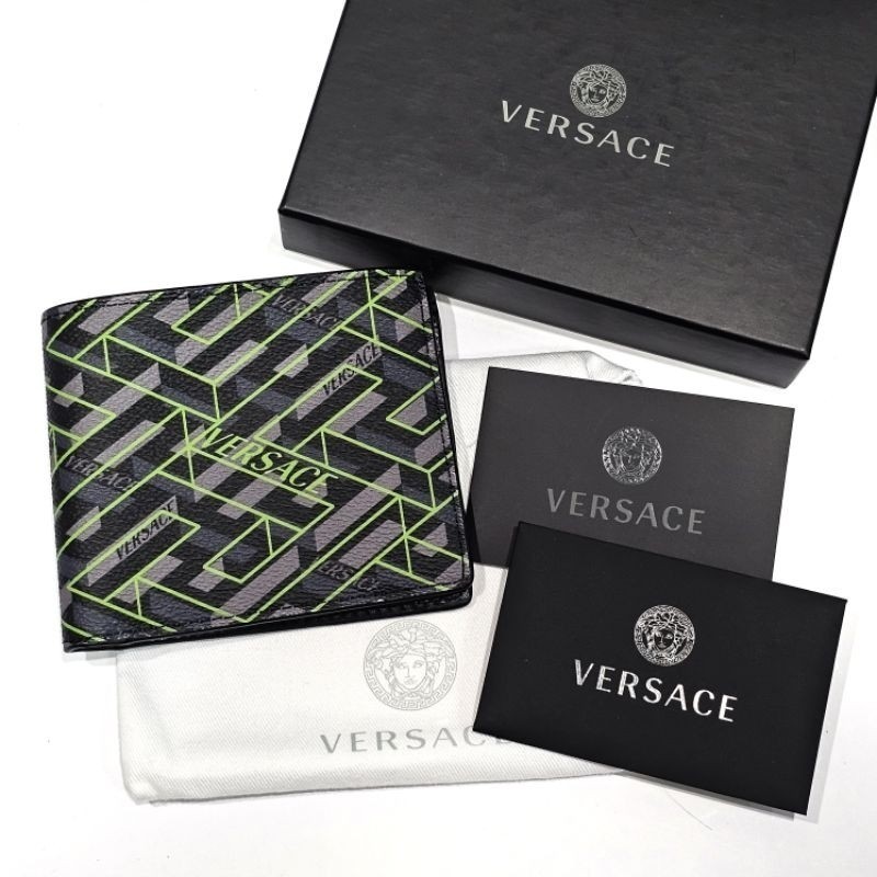 ,, ของแท้ 100% .* New พร้อมส่ง .* กระเป๋าสตางค์ผู้ชาย Versace