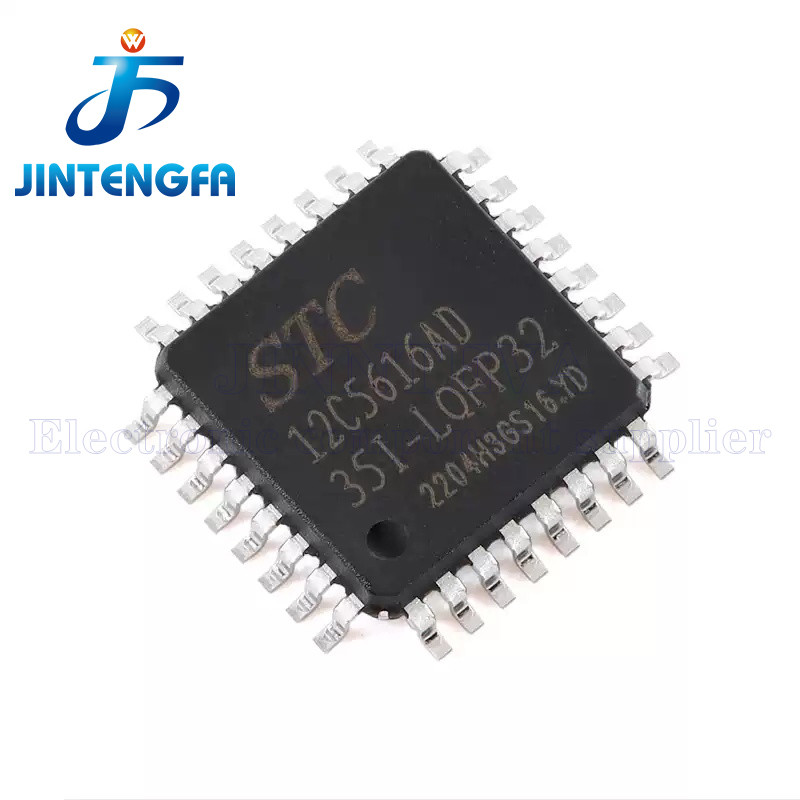 5PCS STC12C5616AD-35I-LQFP32 12C5616AD 1T 8051 ชิป SMD STC12C5616AD Microprocessor Microcontroller I