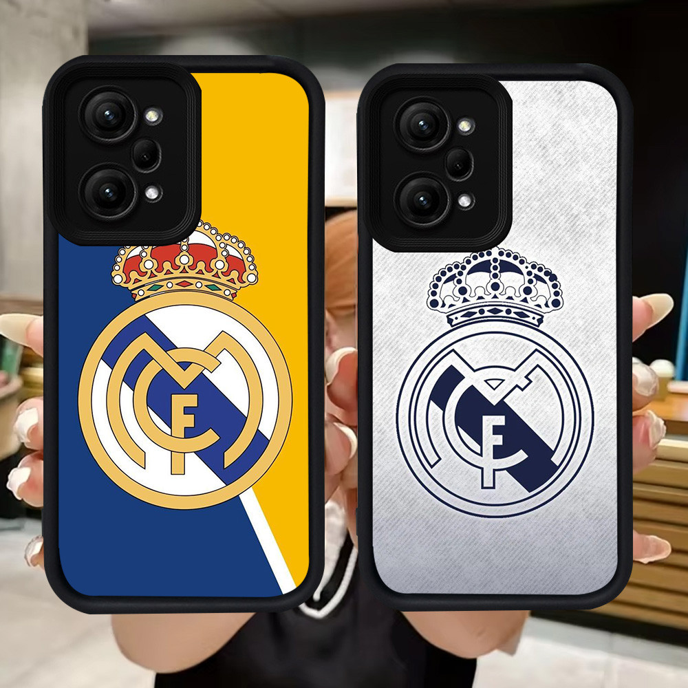 Q100 Real-Madrid soft Casing สําหรับ Xiaomi Redmi POCO X5 F6 F5 หมายเหตุ 12 14T 14 Pro 5G