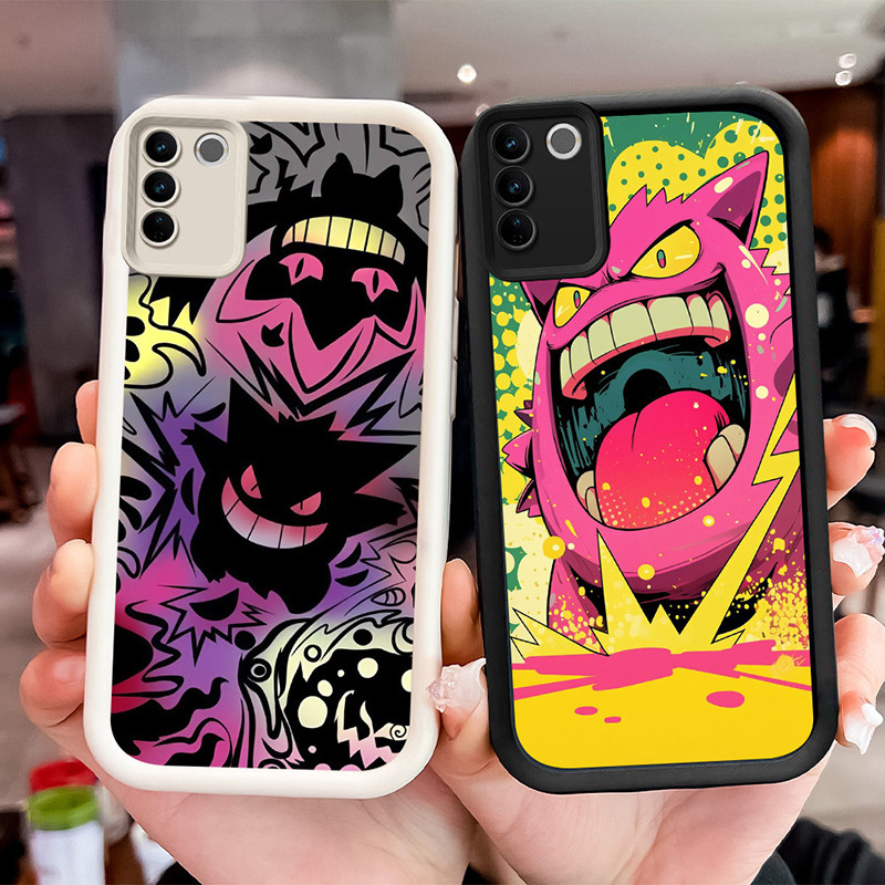 ปลอกกันกระแทกสําหรับ VIVO V27E V27 V29 V29E Y200e Y100 Pro WF34 Pokemon Gengar