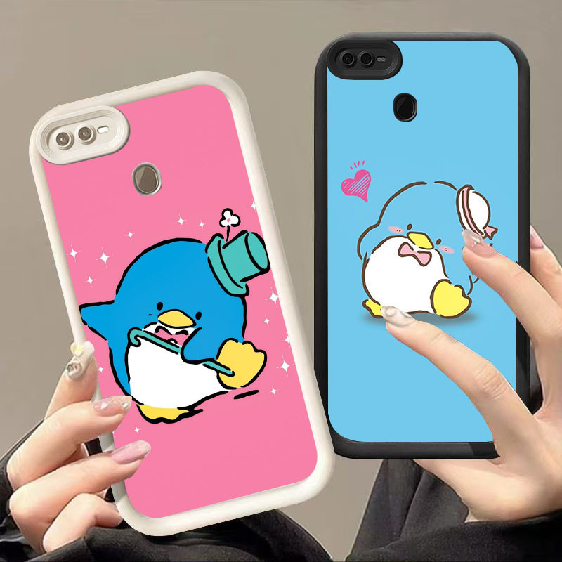 YZ-168 Sam the Penguin เคสกันกระแทกสําหรับ OPPO Realme 2 F7 A5S A12s A11k F9 A12 A7 2018 Pro