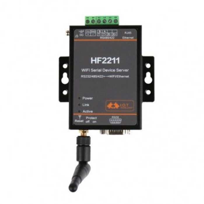 ❤ Hf2211 IOT ควบคุมอุตสาหกรรมแบบออโต้ Modbus Serial Rs232/Rs485/Rs422 Wifi/Ethernet Server โมดู
