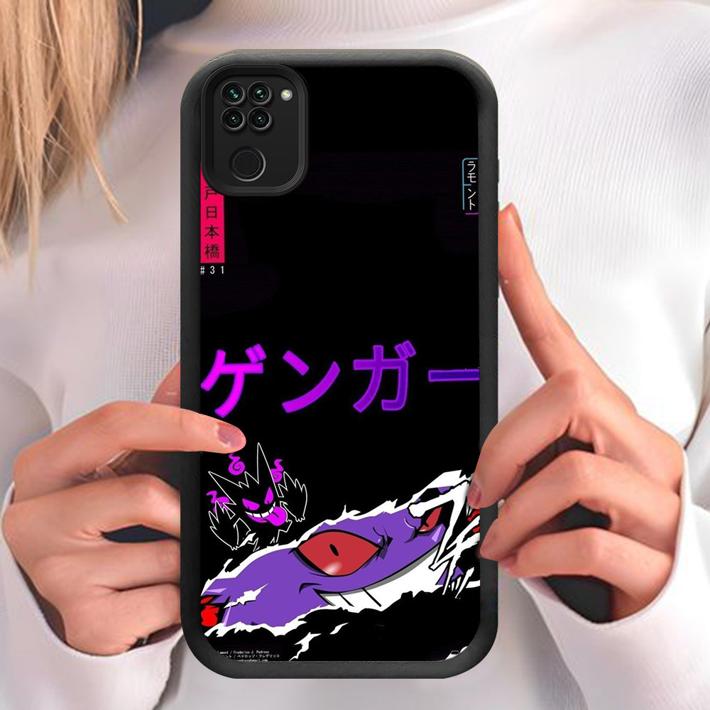 NA-33 Gengar เคสกันกระแทกสําหรับ Xiaomi Redmi หมายเหตุ 8 9 9S Poco M2 Pro Max