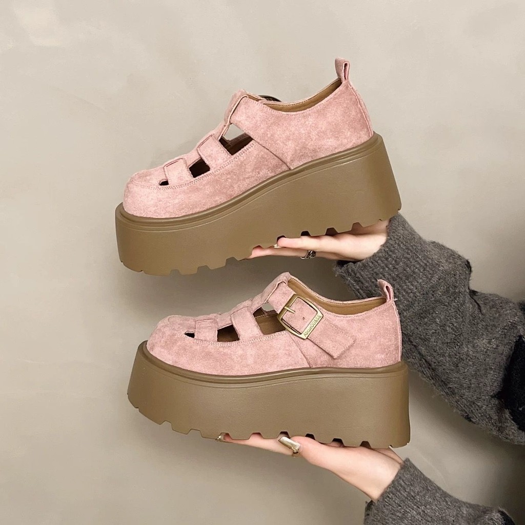 รองเท้าMary Jane Baotouแบบโรมัน สタイล์ใหม่สำหรับฤดูใบไม้ผลิและฤดูร้อน จากBirkenstock