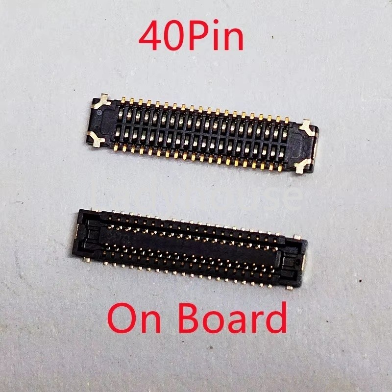 2-10pcs 40Pin จอแสดงผล LCD Flex FPC Connector On Board สําหรับ Huawei Nova 3i FPC Connector