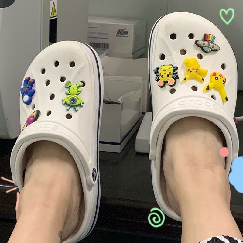 ♞,♘คนดังทางอินเทอร์เน็ตคนดัง Kachi Shoes Hole Shoet AGHDF