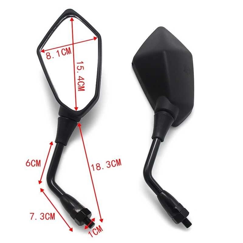 กระจกมองหลังรถจักรยานยนต์กระจกมองข้างสำหรับ Kawasaki Z75