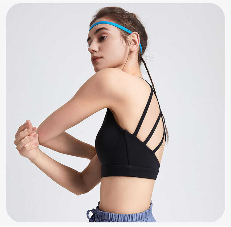 Hoppe Fumeng Sports Underwear Women's Outer Wear Running Shockproof Anti-Sagging Yoga Clothes Bra P