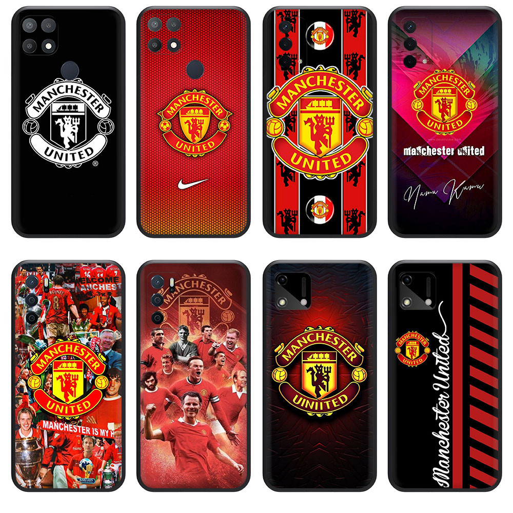 Samsung Galaxy A51 A52 A52S A53 A54 A71 A72 A73 A41 A42 8T8Q Manchester United FC เคสโทรศัพท์ซิลิโคน