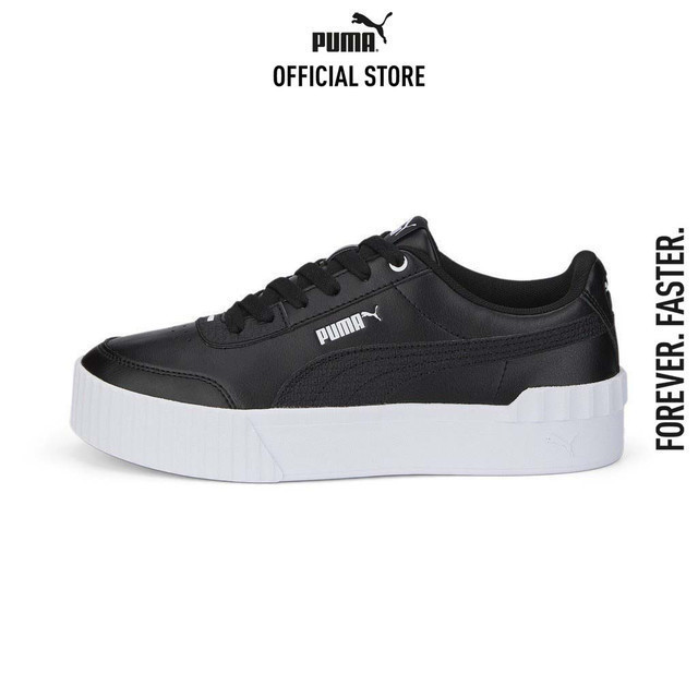 ฟิกเกอร์ PUMA BASICS - รองเท้าผ้าใบผู้หญิง Carina Lift Mono สีดำ - FTW - 38640501