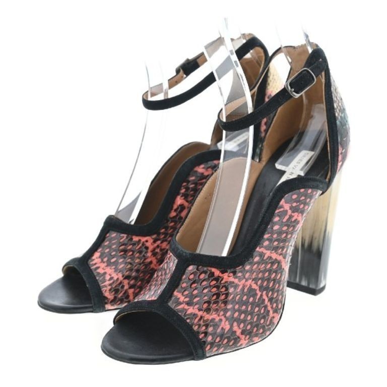 Dries Van Noten Ping PINK TEN M O R 5 Sandals Women black overall pattern brown 23.5cm Direct from