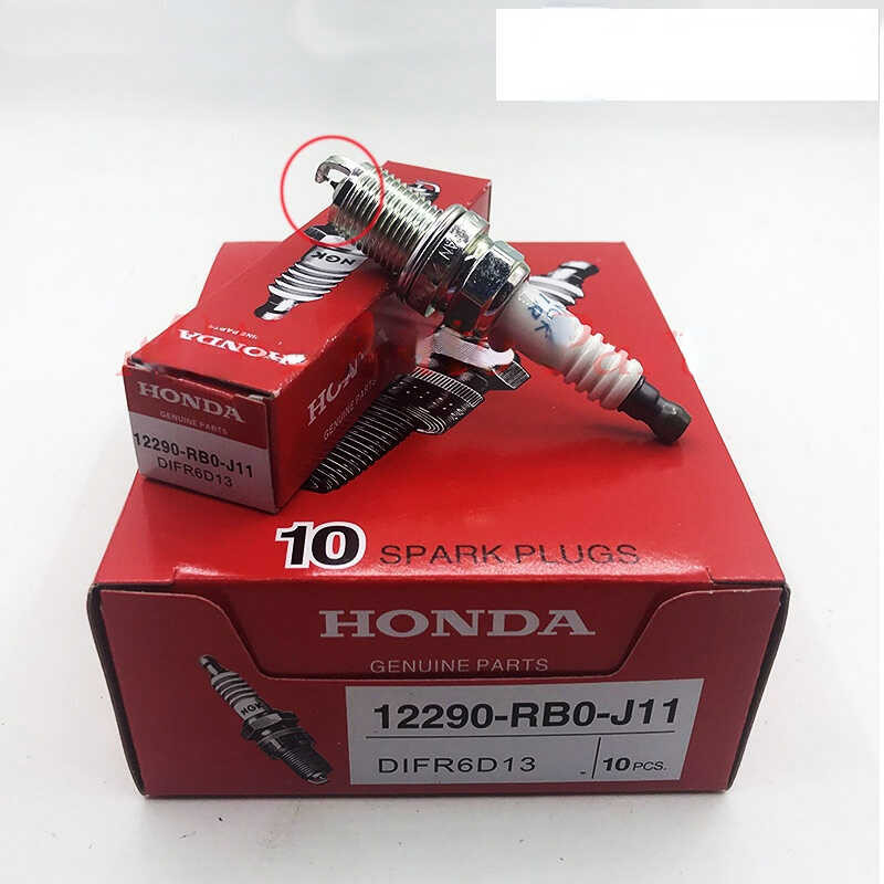 12290-Rb0-J11 NGK หัวเทียนอิริเดียมคู่4ชิ้นสำหรับ Honda Jazz /Crz 201