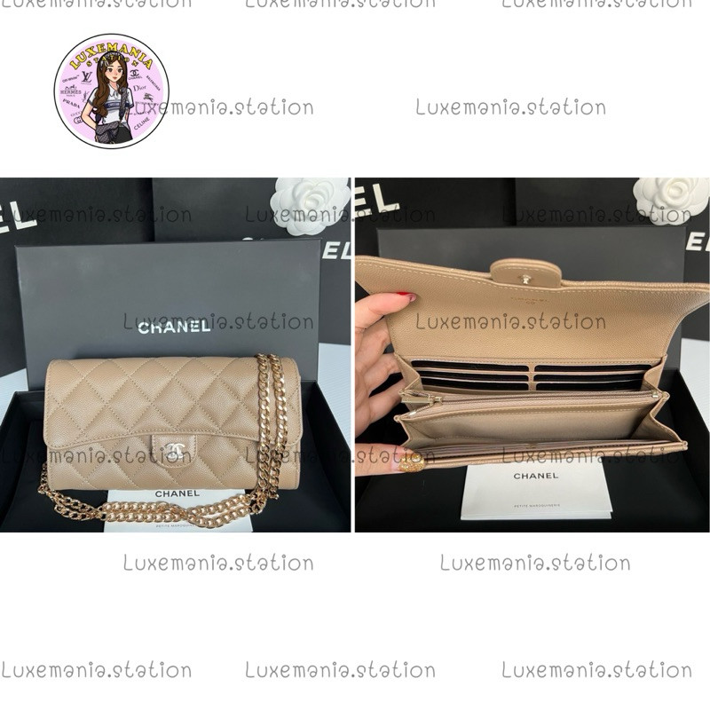 : New!! Chanel Sarah Long Wallet ️ก่อนกดสั่งรบกวนทักมาเช็คสต๊อคก่อนนะคะ️