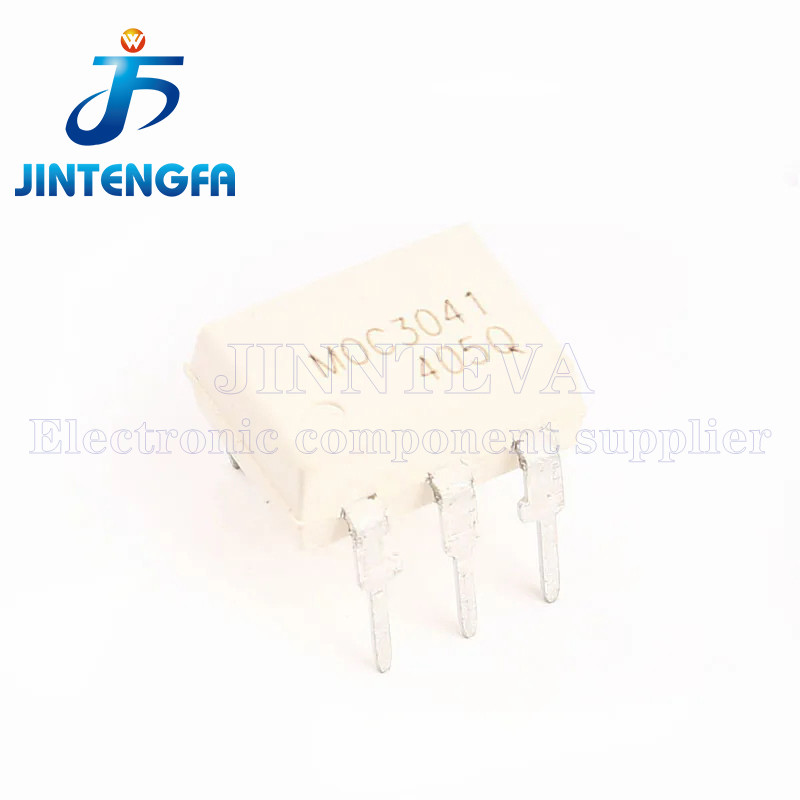 10PCS MOC3021 DIP-6 SMD-6 MOC3021M MOC3021SR2M สุ่มเฟส Triac Driver เอาต์พุต Optocoupler สีขาว IC