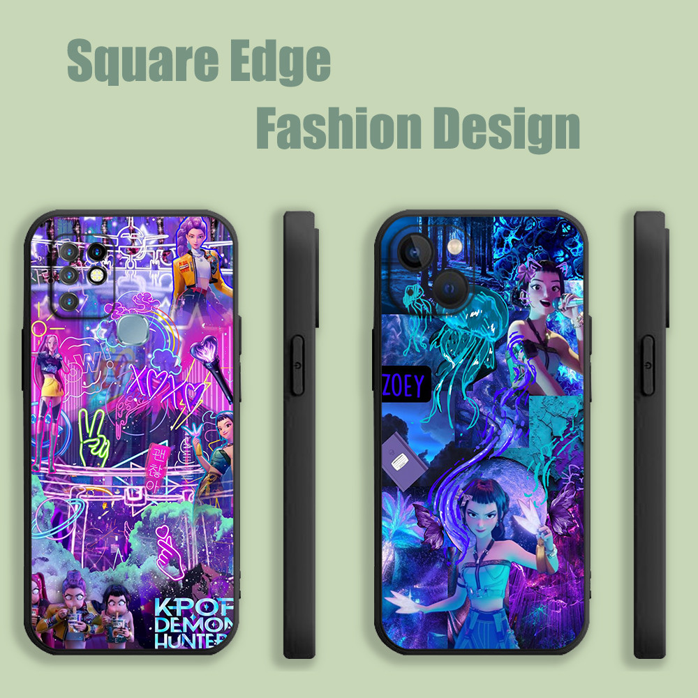 ปลอกสําหรับRealme GT Neo GT2 Master Neo2 3 2T 3T kpop demon hunters ZoeyจากKdh FXP11 เคสโทรศัพท์สแคว