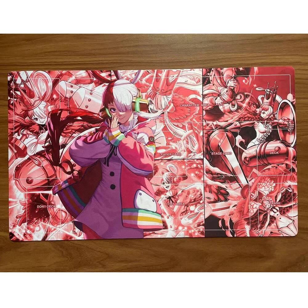 OPCG One Piece Playmat Trading Card Game Mat Card Play Mat Uta OP-196