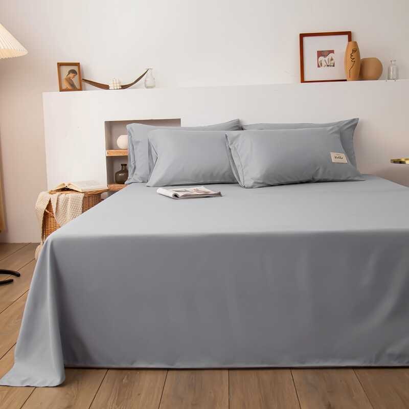 LY Cotton Flat Sht 4 Sids D Solid 120X210 150X230 180X230 220X230 230X230 250X230 Bd Sht Fittd Sht