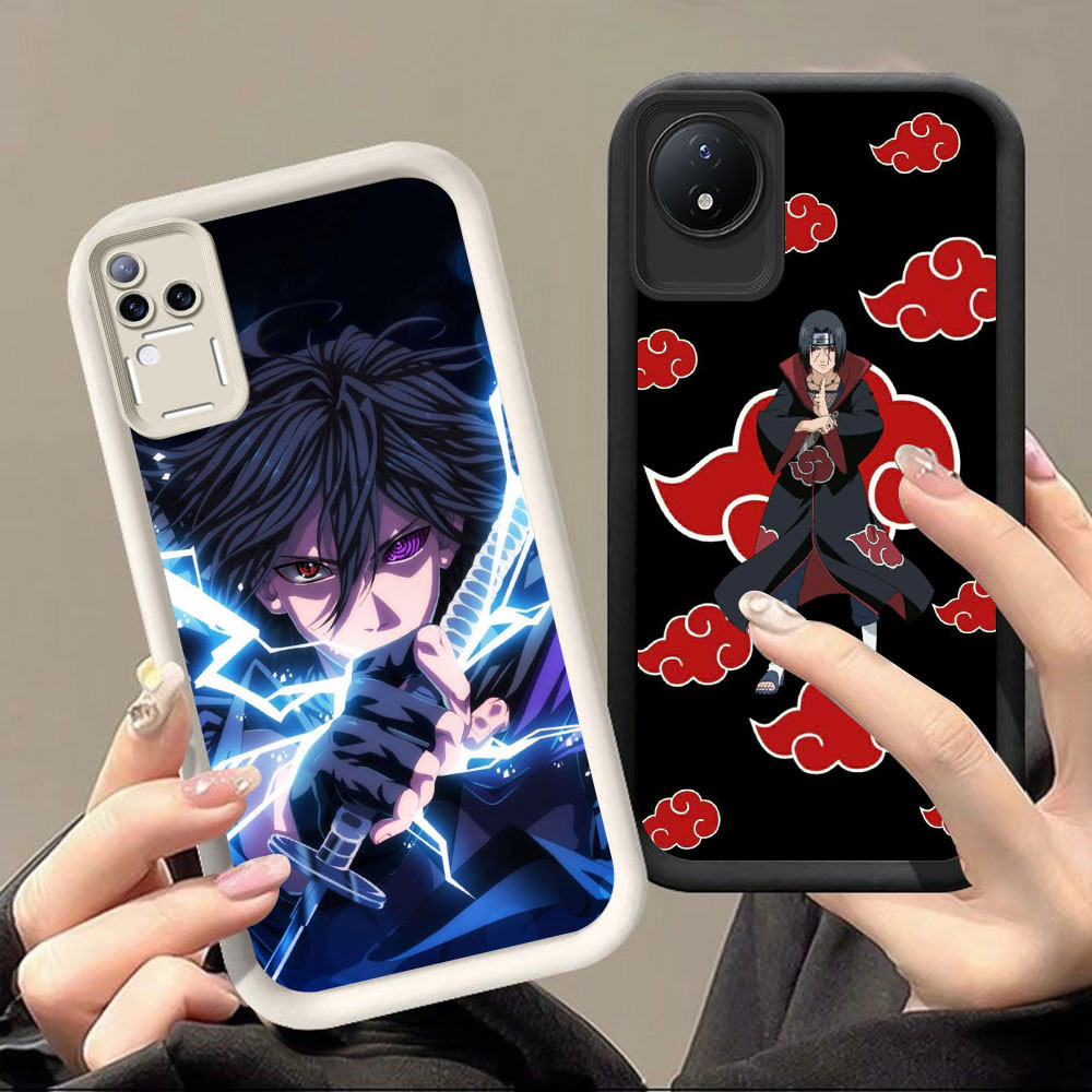 DF-80 Itachi Uchiha หรูหราปลอกอ่อนสําหรับ VIVO Y02 Y02a Y02t V30 Y29 V30E V50 Pro