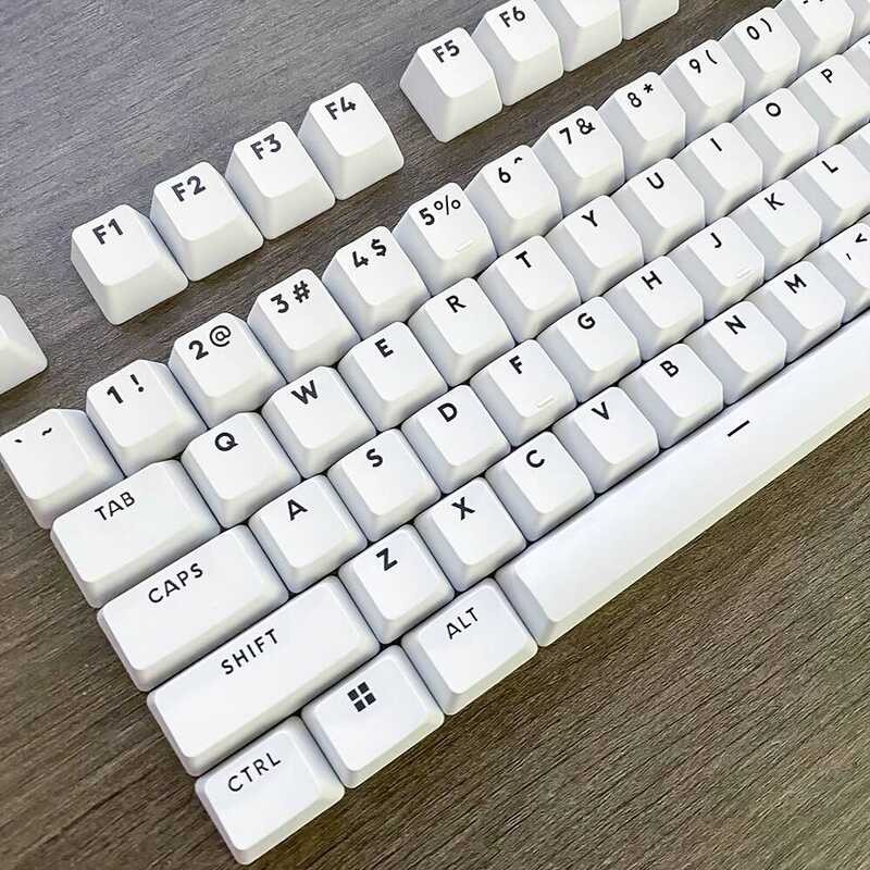 เหมาะสําหรับ Logitech G715/G713 Keycap PBT วัสดุสีขาว/สีดําโปร่งแสง GPROX TKL