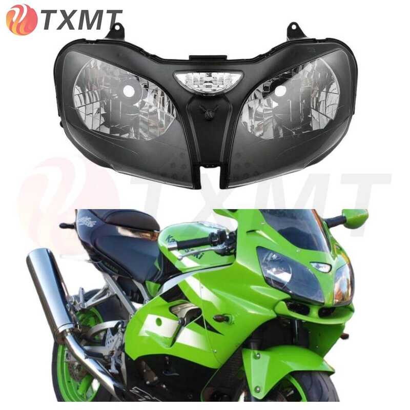 เหมาะสําหรับ Kawasaki ZX-6R 636 00-01-02 ZX-9R 00-03 ชุดไฟหน้าไฟหน้า