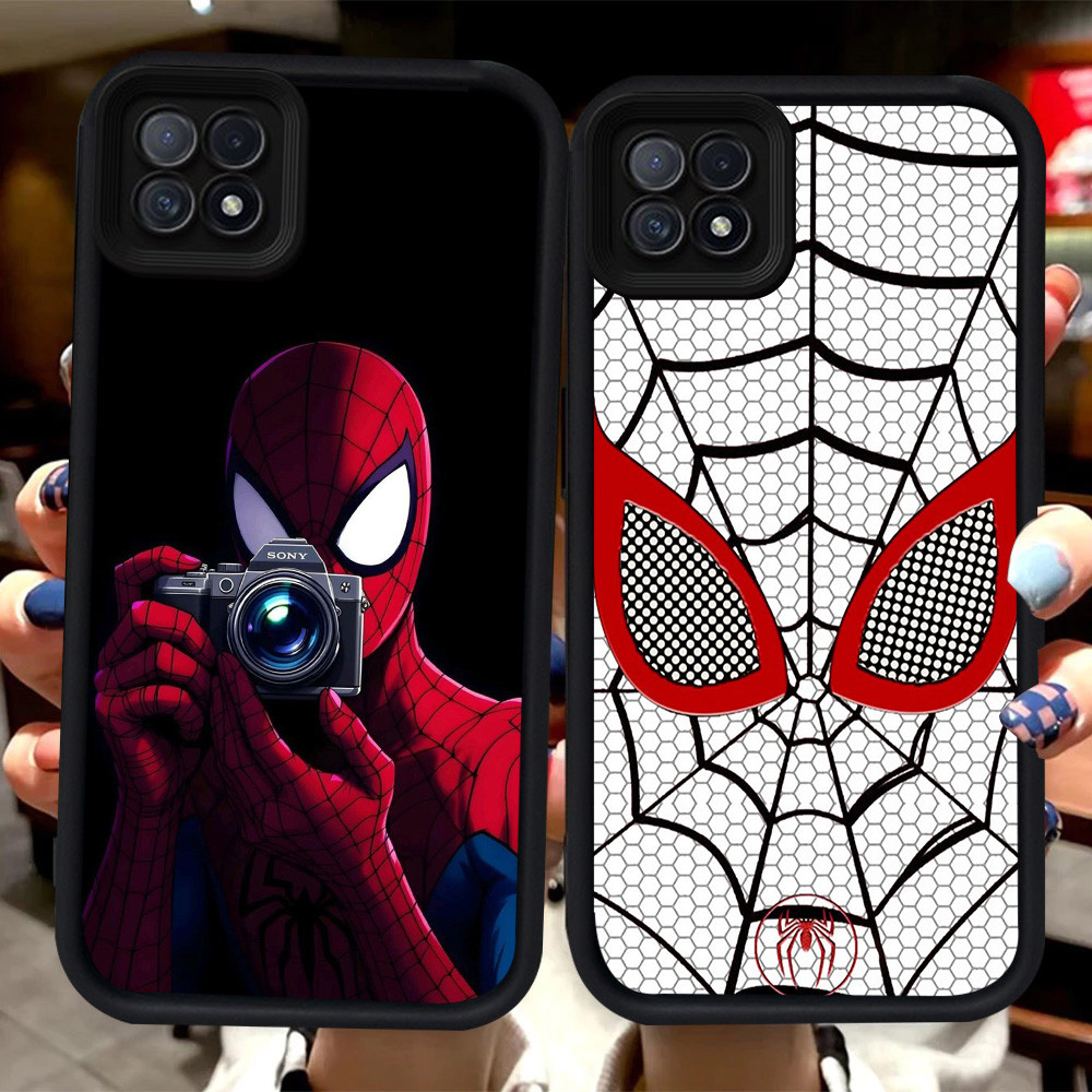 H64 เคส Spider-Man สําหรับ OPPO Reno F17 A16K A54 A93 A16E 4 4F PRO Lite
