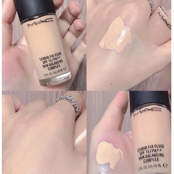 ,MAC Studio Fix Fluid Foundation SPF15 PA++ ไพรเมอร์ รองพื้นคุมมันติตทน NC15/NC20/ 30ml