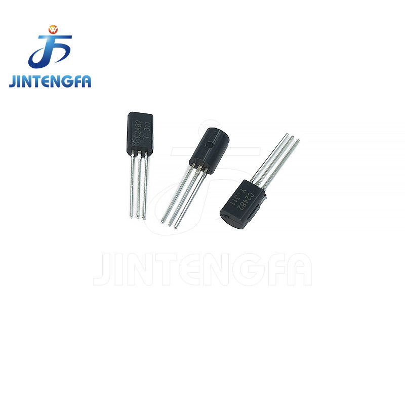 100 ชิ้น/ล็อต 2SC2482 C2482 TO-92L NPN สวิทช์แรงดันไฟฟ้าสูงเครื่องขยายเสียง epiaxial ซิลิคอนคริสตัล 