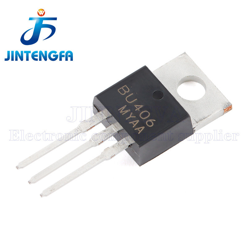 10PCS BU406 TO220 NPN 200V 7A DIP SWITCHING ทรานซิสเตอร์ Humidifier Triode